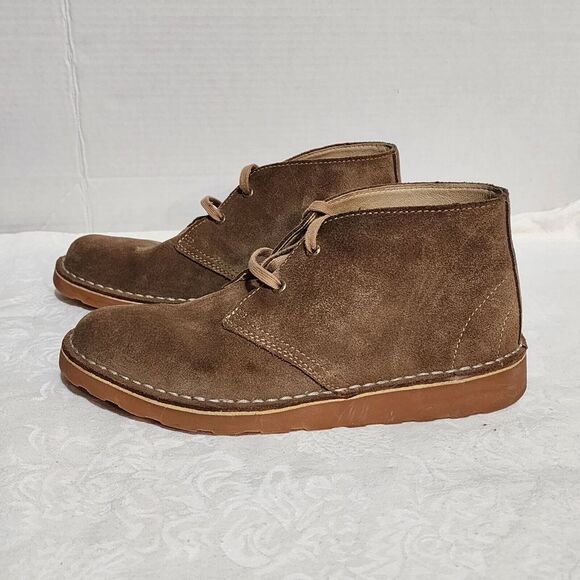 LL BEAN Stonington Brown Suede Leather Chukka Ankle Boots Booties‎ Women's 9M - Picture 7 of 12